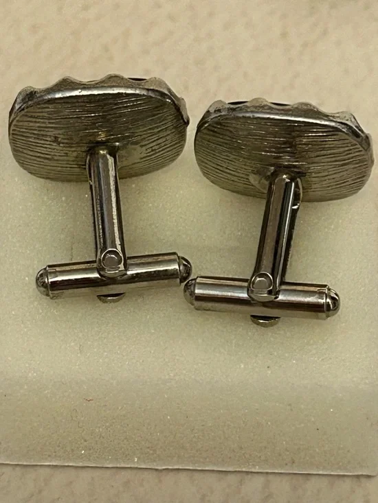 Blue cufflinks - Picture 2 of 3